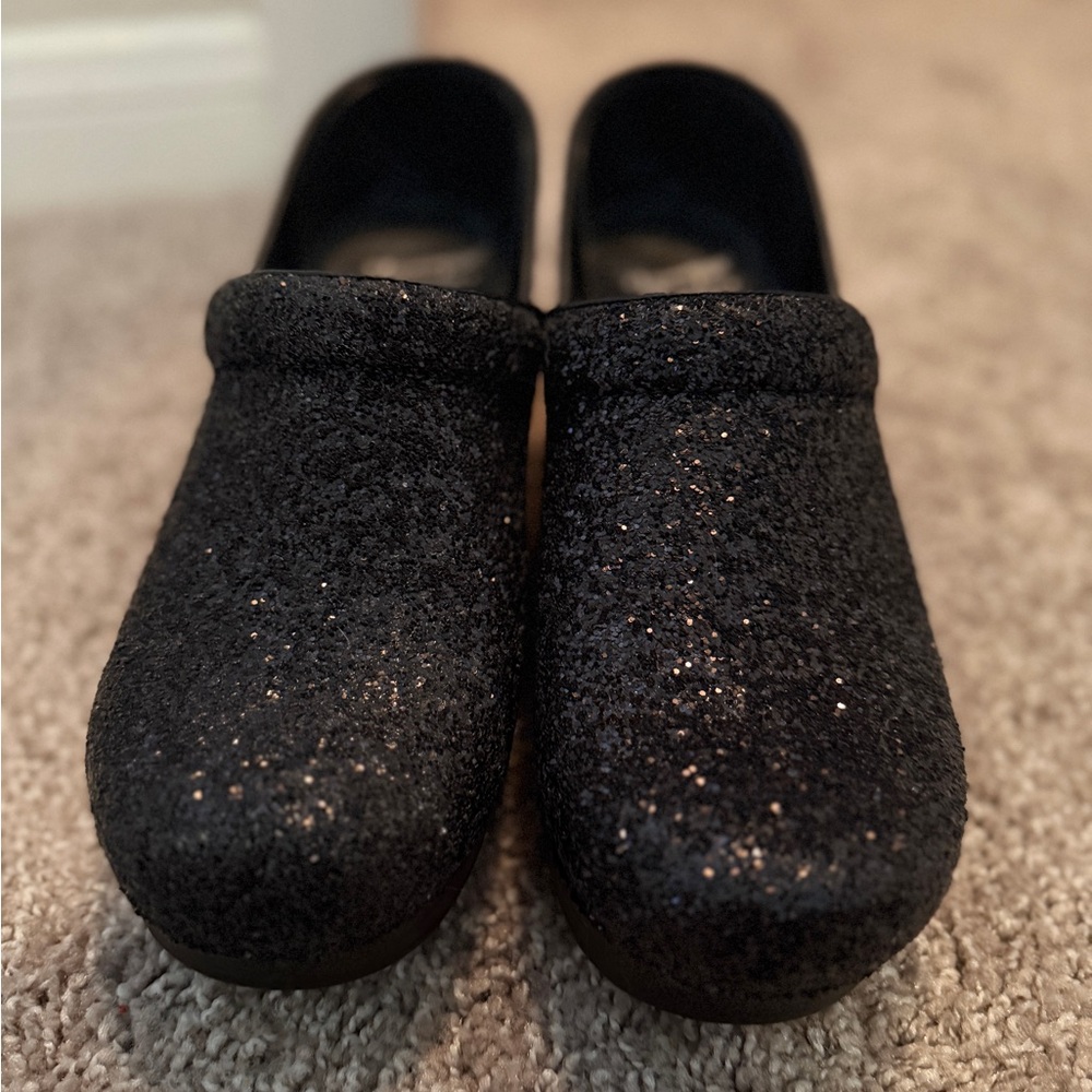 Professional Glitter Slip-On Clogs for Women